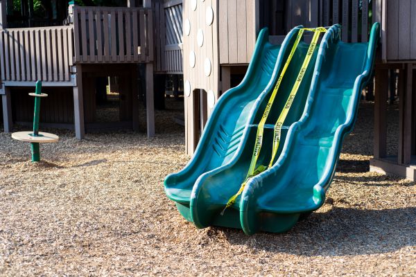 Play Area Mulch Installation in Portland