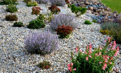 Landscape Gravel Installation